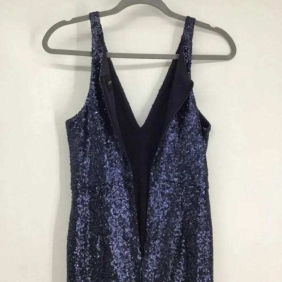 DO+BE Women’s All Sequined Party Special Occasion Bodycon Dress Dark Blue Size M - Picture 5 of 8